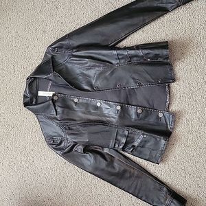 Leather like jacket